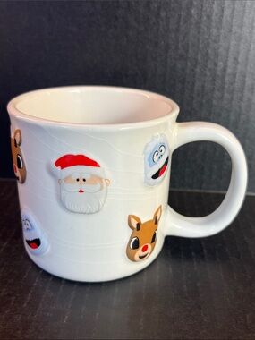 Rudolph the Red Nosed Reindeer White Ceramic Character Mug